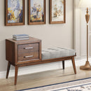  Elements International Malibu LA-4650-5-BN Bench IMAGE 3