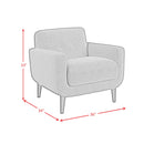  Elements International Hadley II U-9200-4556-100 Chair IMAGE 7