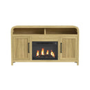  Elements International Ridgemont LA-14440-6-FP Complete 60" Fireplace Cabinet IMAGE 2
