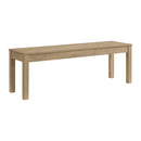  Elements International Eleanor D-6460-5-BN Dining Bench IMAGE 1