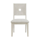 Elements International Avalanche D-11600-7-SC Dining Side Chair IMAGE 2