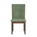  Elements International Santa Barbara D-16550-5-SCA Dining Side Chair IMAGE 2