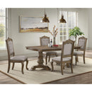  Elements International Madison Park D-10460-5-SC Dining Side Chair IMAGE 3