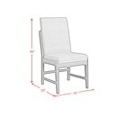  Elements International Brisbane D-16760-5-SC2 Dining Side Chair IMAGE 9