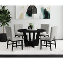  Elements International Oregon D-17380-8-SC Dining Side Chair IMAGE 4