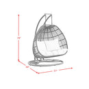  Elements International Playa O-16230-10311-220 Double Swing Egg Chair IMAGE 10
