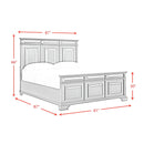  Elements International Bridgestone B-10980-8-KB King Panel Bed IMAGE 8
