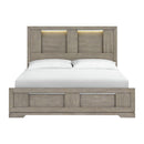  Elements International Kelis B-9770-3-KBL King Panel Bed IMAGE 2