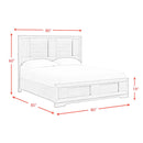  Elements International Kelis B-9770-3-KBL King Panel Bed IMAGE 9