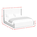  Elements International Brisbane B-16760-5-KUB King Upholstered Bed IMAGE 8