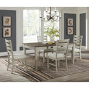  Elements International Farmington D-9890-7-SC Ladder Back Dining Side Chair IMAGE 3