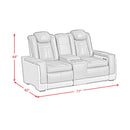  Elements International Lantana U-13660-10560-285PP Power Motion Loveseat IMAGE 15