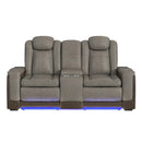  Elements International Lantana U-13660-10560-285PP Power Motion Loveseat IMAGE 4