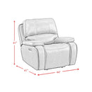  Elements International Atlantis U-5230-8640-105PP Power Motion Recliner IMAGE 12