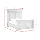  Elements International Kings Court B.10315.QB Queen Bed IMAGE 8