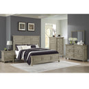  Elements International Whit-Ash B-11360-3-QB Queen Panel Bed IMAGE 4