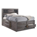  Elements International Emily EG199QB Queen Storage Bed IMAGE 1