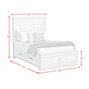  Elements International Avalanche B-11600-7-QSB Queen Storage Bed IMAGE 9