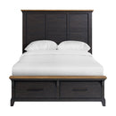  Elements International Montrose B-16670-5-QSB Queen Storage Bed IMAGE 2