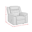  Elements International Epic U-16520-9830-106 Rocker Recliner IMAGE 8