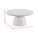  Elements International Portland T-1710-5-CT1 Round Coffee Table IMAGE 7