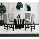  Elements International Oregon D-17380-8-CT3 Round Counter Table IMAGE 3