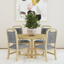  Elements International Ridgemont D-14440-6-RDT Round Dining Table IMAGE 3