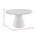  Elements International Portland D-1710-5-DT Round Dining Table IMAGE 7