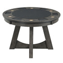  Elements International Prince GTPR100GT Round Game Table IMAGE 1