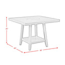 Elements International Seneca D-7670-5-CT Square Counter Table IMAGE 9