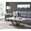  Elements International Greta T.6850.ET Square End Table IMAGE 4
