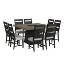  Elements International Jemma D-7570-5-DT Square Table IMAGE 4