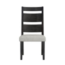  Elements International Jemma D-7570-5-SC3 Wood Back Dining Side Chair IMAGE 2