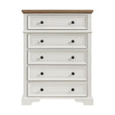  Elements International Eastwood Y-13160-7-CH Youth 5-Drawer Chest IMAGE 2