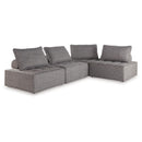  Signature Design by Ashley Bree Zee P160P8 4 pc Outdoor Sectional IMAGE 1