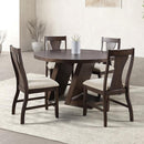  Furniture of America Holsworthy FM3600ES-RT Round Dining Table IMAGE 1
