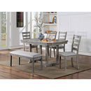  Furniture of America Laquila CM3542GY-T-7PC 7 Pc Dining Table Set IMAGE 1