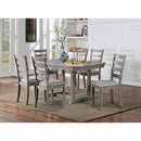  Furniture of America Laquila CM3542GY-T-7PC 7 Pc Dining Table Set IMAGE 2