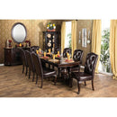 Furniture of America Bellagio CM3319T-7PC-FABRIC 7 Pc Dining Table Set IMAGE 8