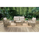  Furniture of America Johari FM80016NT-4PC-BN 4 Pc Conversation Set IMAGE 2