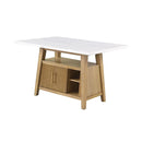  Furniture of America Tangier FM37009NT-PT-TABLE Counter Height Table IMAGE 2