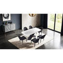  Furniture of America Lenvik FM3700BK-T-TABLE Dining Table IMAGE 5