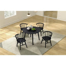  Furniture of America Yate FM3102BK-RT-5PC 5 Pc Dining Table Set IMAGE 2