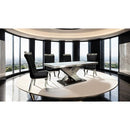  Furniture of America Palazzo FM33002SV-T-7PC-10WH 7 Pc Dining Table Set IMAGE 1