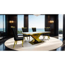  Furniture of America Palazzo FM33002GD-T-TABLE Dining Table IMAGE 1