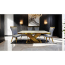  Furniture of America Palazzo FM33002GD-T-TABLE Dining Table IMAGE 5