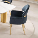  Furniture of America Northall FM37005BK-AC-2PK Set Of 2 Arm Chair IMAGE 1