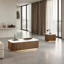  Furniture of America Virden FM47000BR-C Rectangular Cocktail Table IMAGE 2