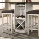  Furniture of America Bingham CM3168BR-PT-5PC 5 Pc Counter Height Table Set IMAGE 4