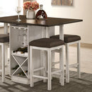  Furniture of America Bingham CM3168BR-PT-5PC 5 Pc Counter Height Table Set IMAGE 6
